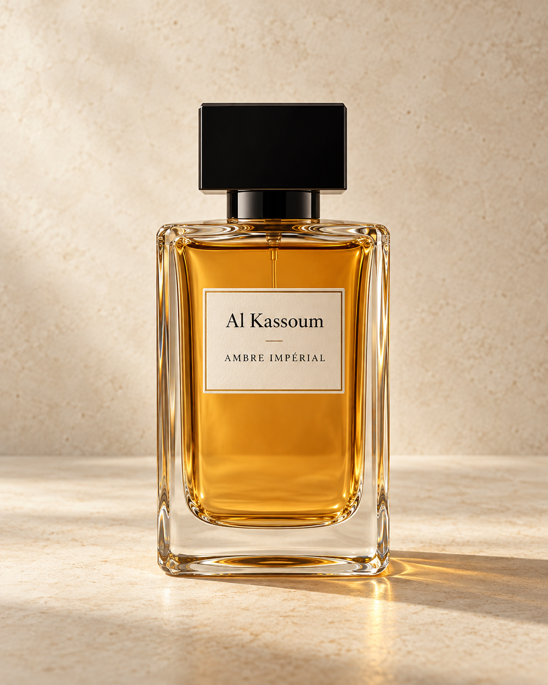 Concept de flacon Ambre Impérial